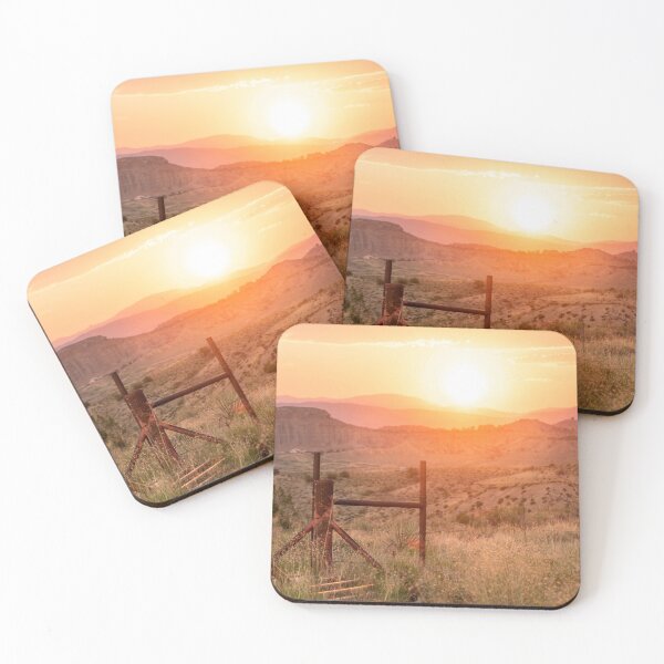 Item preview, Sunset in Colorado Desert Mountains designed and sold by alexissartistry.