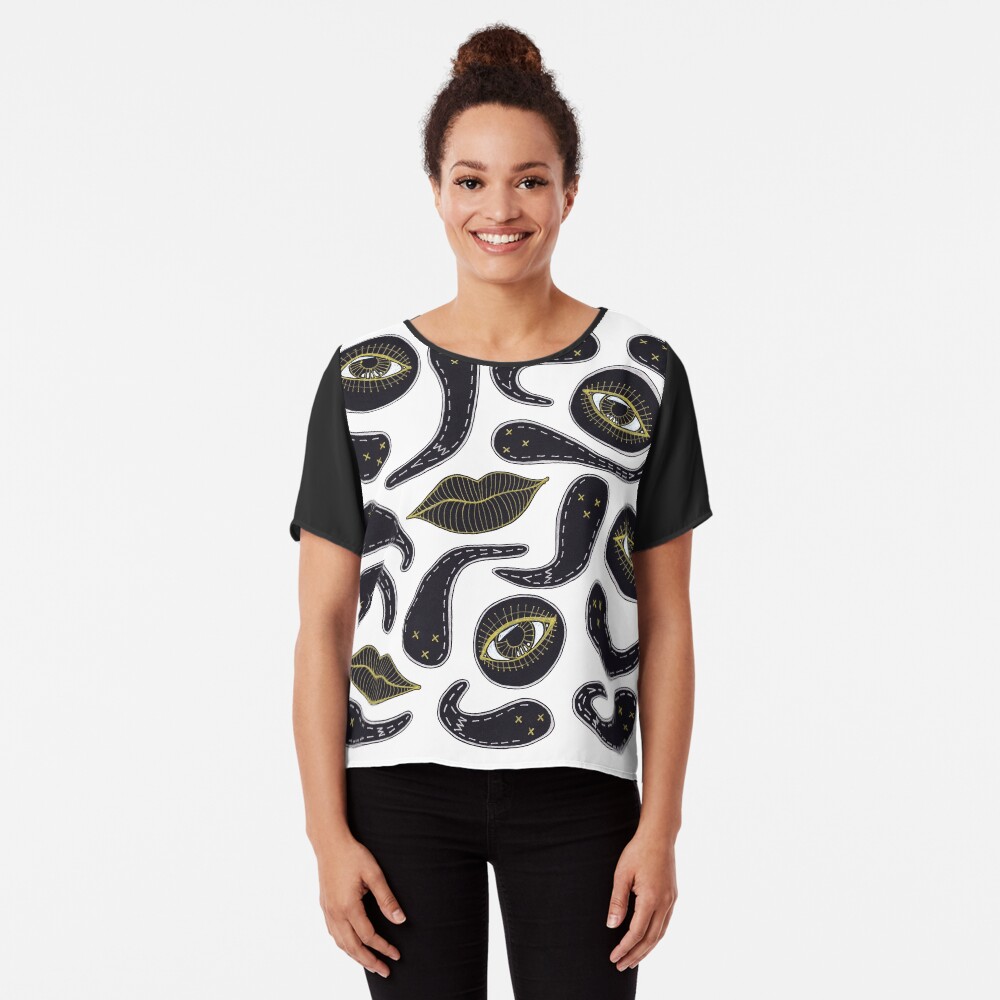 beginnings and relations Chiffon Top