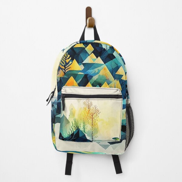 Item preview, underwater geometric shapes watercolor designed and sold by shokA Design.