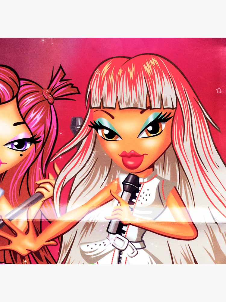 Bratz Sasha Live in Concert / Space Angelz Sticker for Sale by  boyslikedolls2