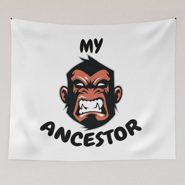 Item preview, My monkey ancestor funny design designed and sold by Artista-shop.