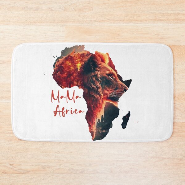 Item preview, African continent,African lion,creative painting design,Beauty,simplicity and beautiful people designed and sold by MariamaArts.