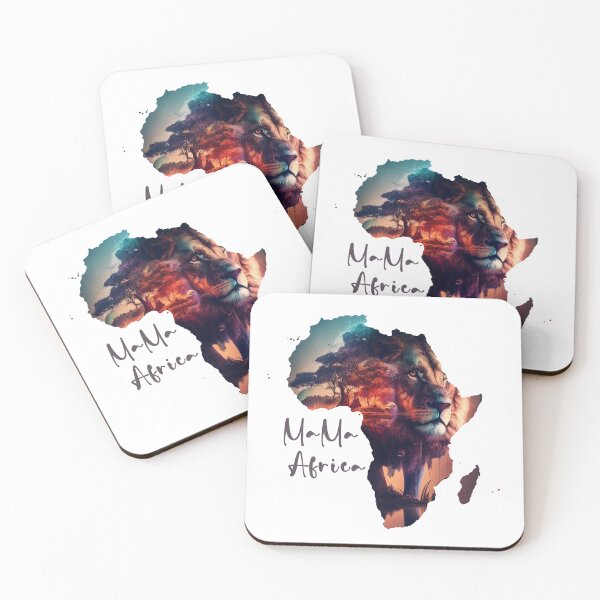 Item preview, African continent,African Lion,creative painting design,Beauty,simplicity and beautiful people designed and sold by MariamaArts.