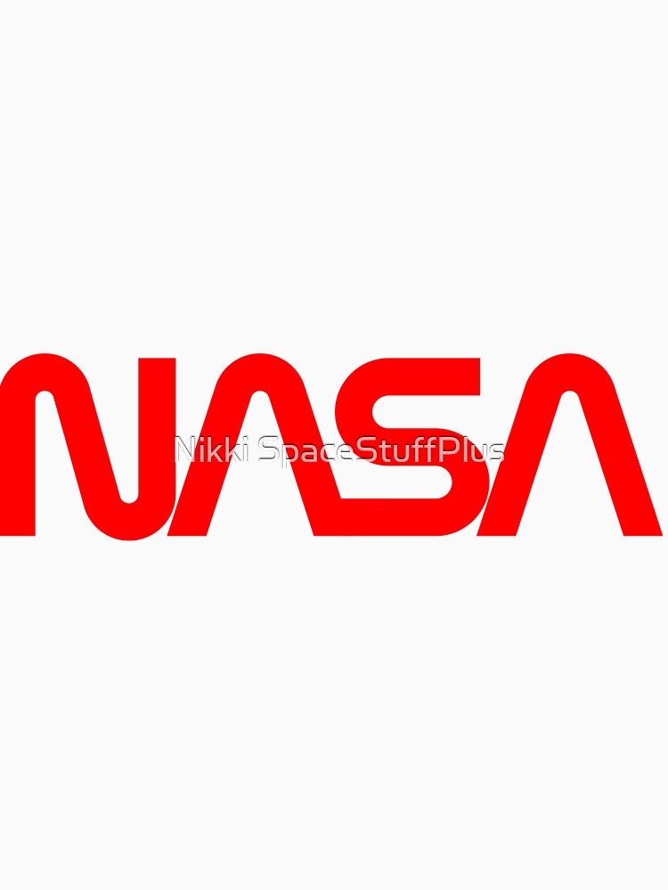 « Logo de la NASA Red Worm » par Spacestuffplus