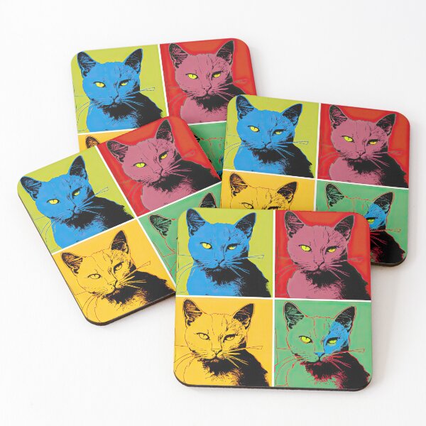 Item preview, powell cat pop art designed and sold by Pixel  Playground.