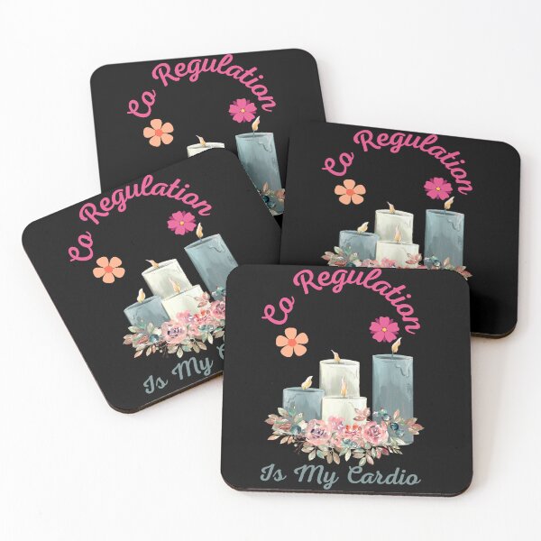 Item preview, Flower Candle Co Regulation Is My Cardio designed and sold by Style2Vie.