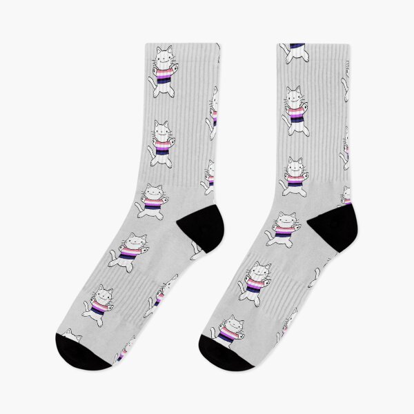 Item preview, Genderfluid Pride Cat designed and sold by DoodlesnNoodlez.