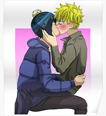 Creek kiss (Craig x Tweek - South Park) Poster