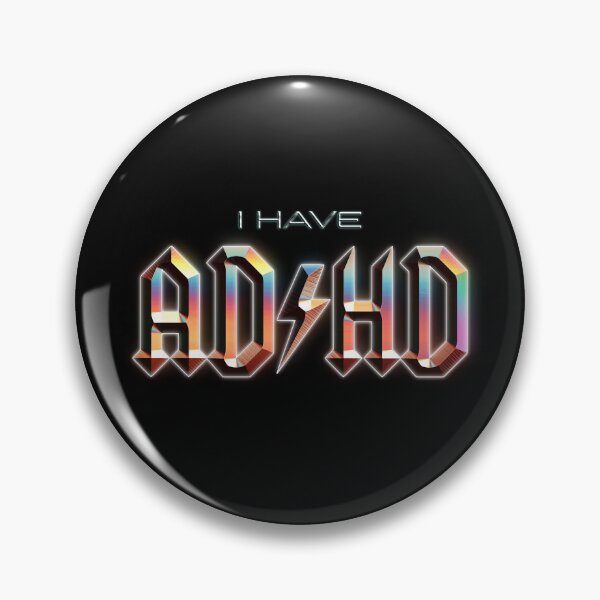 Item preview, I Have ADHD rock music parody designed and sold by snazzyseagull.