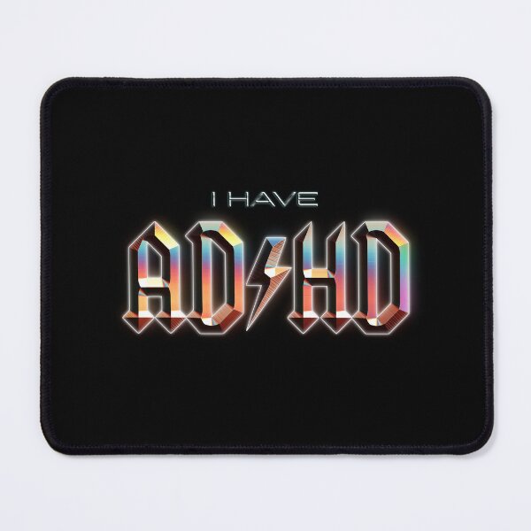 Item preview, I Have ADHD rock music parody designed and sold by snazzyseagull.