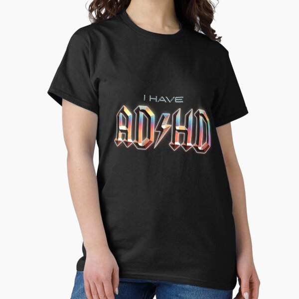 Item preview, I Have ADHD rock music parody designed and sold by snazzyseagull.