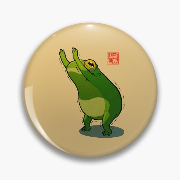 Item preview, Yoga Frog Chair Pose designed and sold by DingHuArt.