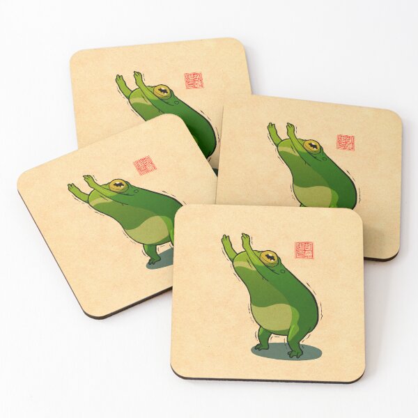 Item preview, Yoga Frog Chair Pose designed and sold by DingHuArt.
