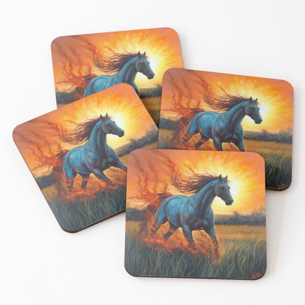 Item preview, Fiery Horse designed and sold by DigiInterlace.