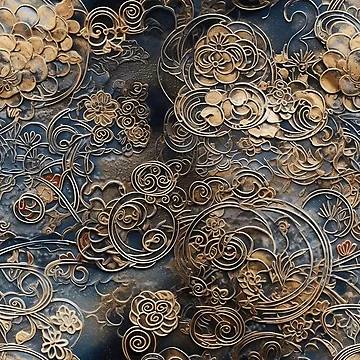 Artwork thumbnail, Metalic Pattern by RooArtistry