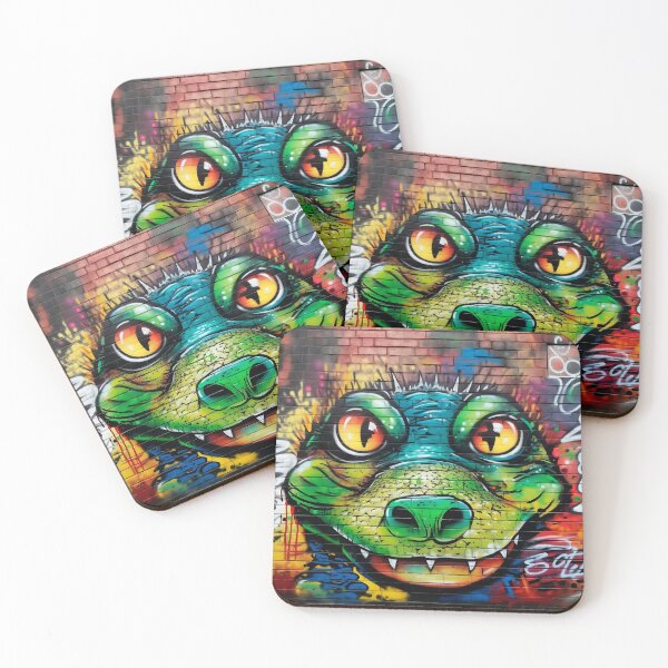Item preview, The Wacky Gator | Reptile Graffiti | Animal Graffiti designed and sold by ANIMALAND DESIGN.