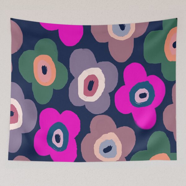Item preview, Iconic Modern Scandinavian Floral Pattern in Spring Colors designed and sold by Deutschic.