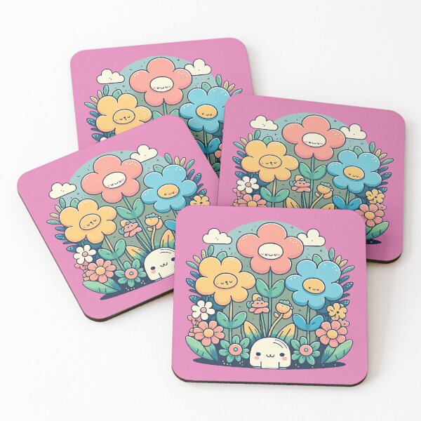 Artikelvorschau, Kawaii Blumengesicht entworfen und verkauft von ultra-cute.
