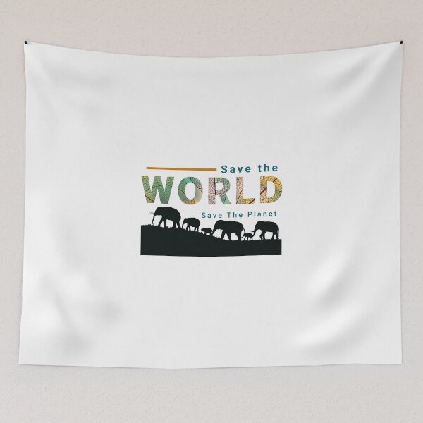 Item preview, Save the world save the planet This design is for everyone in this world to help take care of our planet. designed and sold by Billion-design.