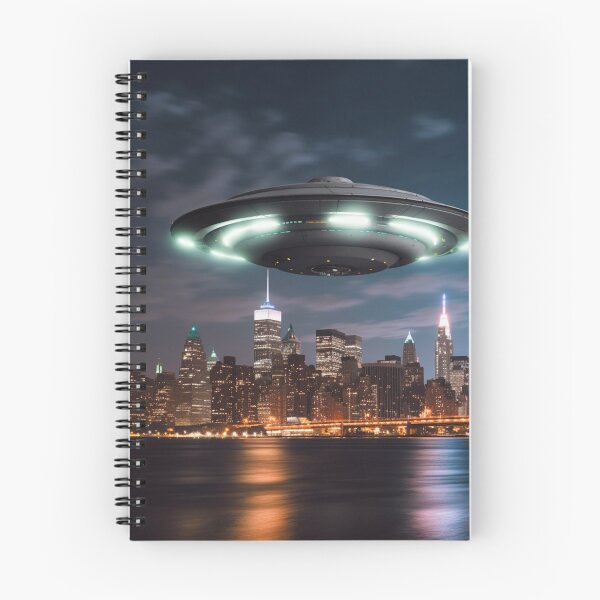 Item preview, Alien spacecraft over Manhattan  designed and sold by ArcherDelights.