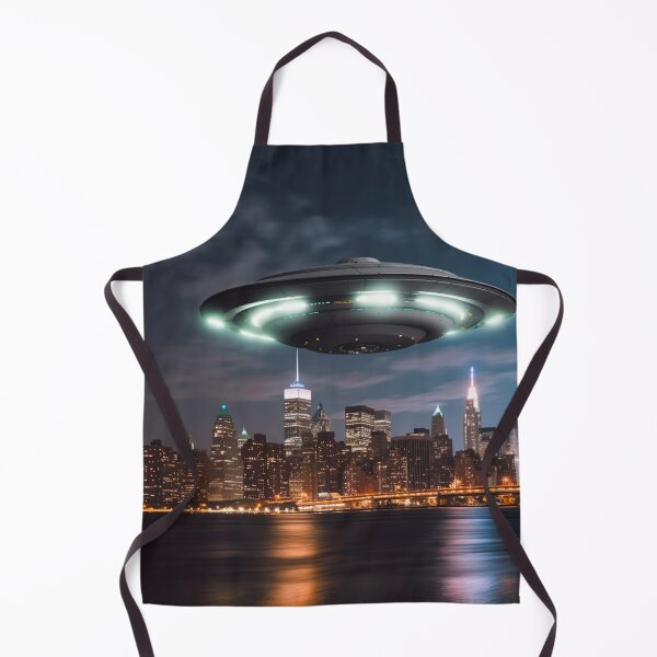 Item preview, Alien spacecraft over Manhattan designed and sold by ArcherDelights.