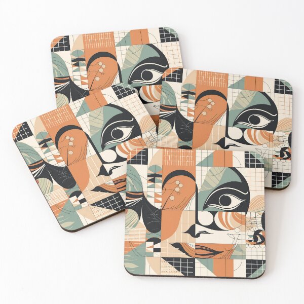 Item preview, Mid Century Modern Abstract Pattern designed and sold by AiFantasyArts.