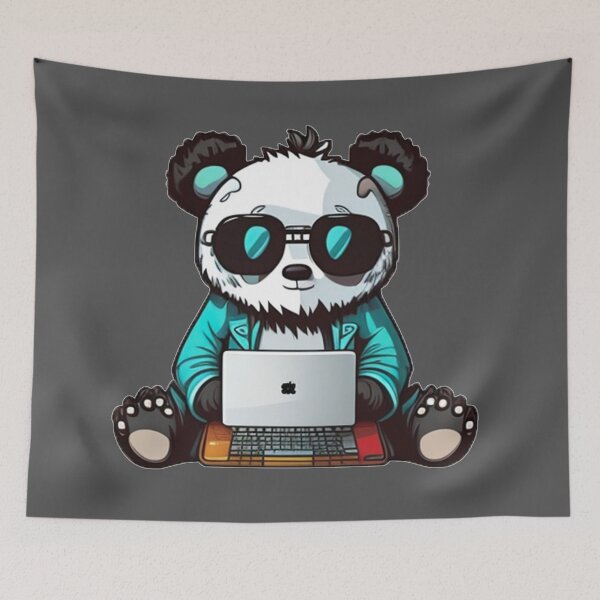 Item preview, Panda Computer Lover designed and sold by ZAKAABDE2020.