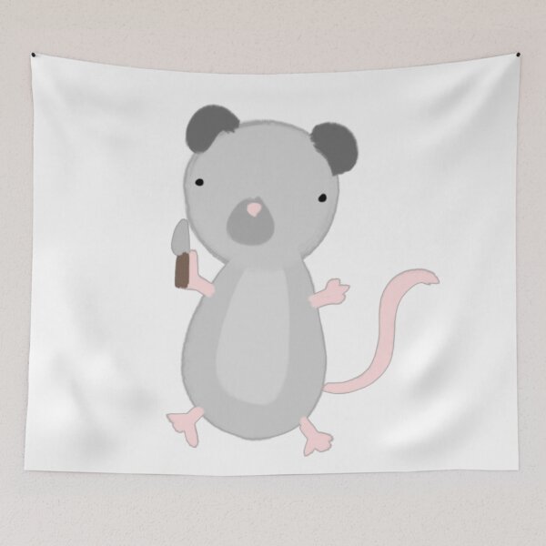 Item preview, Opossum with a Knife designed and sold by DoodlesnNoodlez.