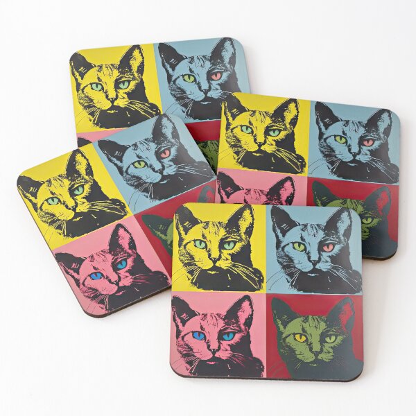 Item preview, powell cat pop art designed and sold by Pixel  Playground.