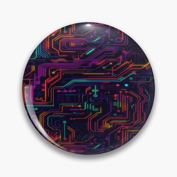 Item preview, Cyber Network Circuitboard Pattern Artwork designed and sold by VividVisionsCo.
