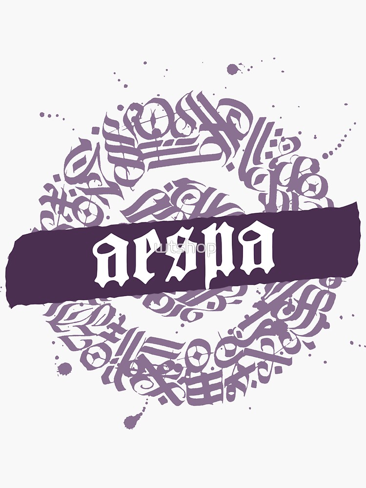 Kpop Mixtape - Aespa, Kpop Merch for Kpop fans, Gift for MY Sticker for  Sale by wtshop