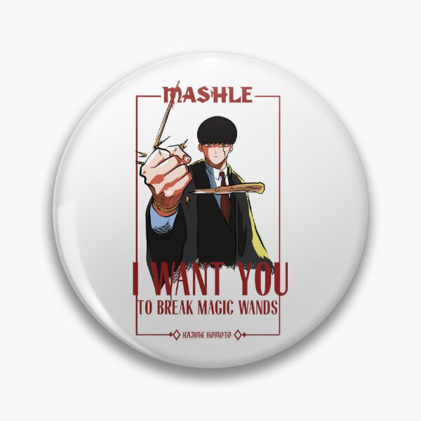 Item preview, MASHLE: MAGIC AND MUSCLES (I WANT YOU) WHITE designed and sold by FunGangStore.