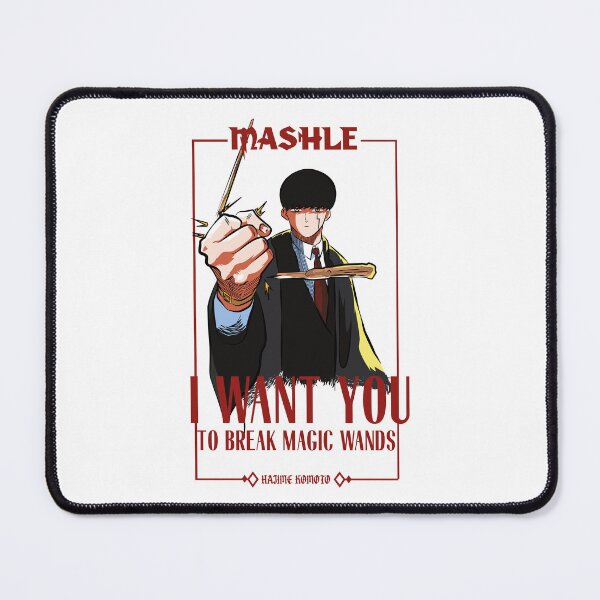 Item preview, MASHLE: MAGIC AND MUSCLES (I WANT YOU) WHITE designed and sold by FunGangStore.