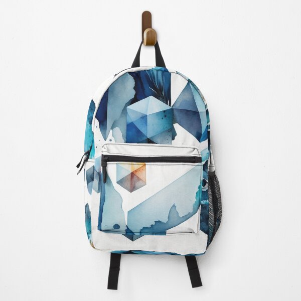 Item preview, Ocean geometric shapes watercolor designed and sold by shokA Design.
