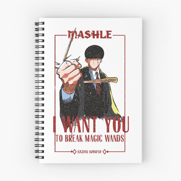Item preview, MASHLE: MAGIC AND MUSCLES (I WANT YOU) WHITE (GRUNGE STYLE) designed and sold by FunGangStore.