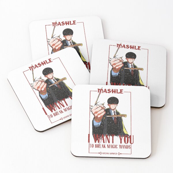 Item preview, MASHLE: MAGIC AND MUSCLES (I WANT YOU) WHITE (GRUNGE STYLE) designed and sold by FunGangStore.