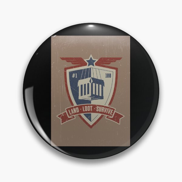 Item preview, Land Loot Survive Badge designed and sold by JemberRB.