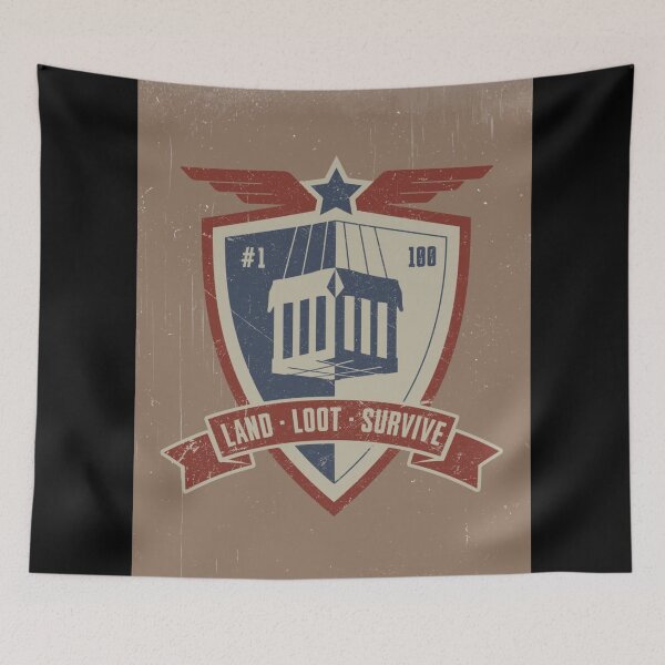 Item preview, Land Loot Survive Badge designed and sold by JemberRB.