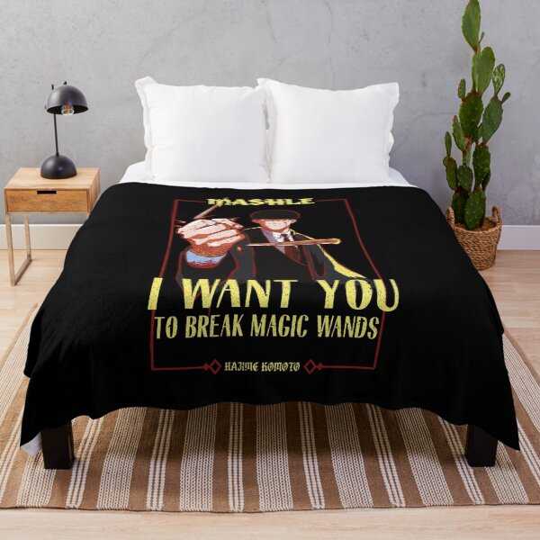 Item preview, MASHLE: MAGIC AND MUSCLES (I WANT YOU) BLACK (GRUNGE STYLE) designed and sold by FunGangStore.