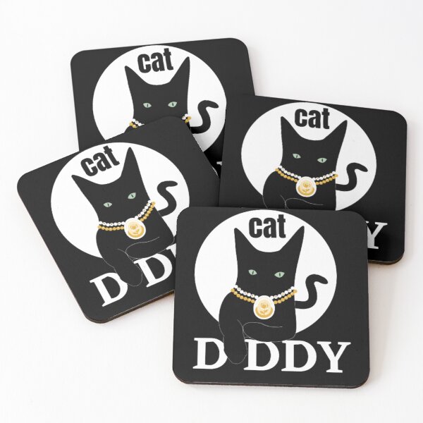 Item preview, Cat Daddy Black Cat Vintage Eighties Style Cat Retro designed and sold by khalifakhalifa.