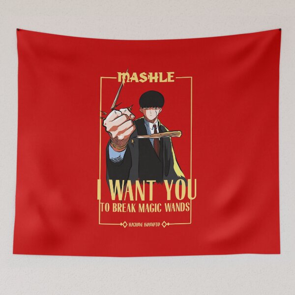 Item preview, MASHLE: MAGIC AND MUSCLES (I WANT YOU) RED designed and sold by FunGangStore.