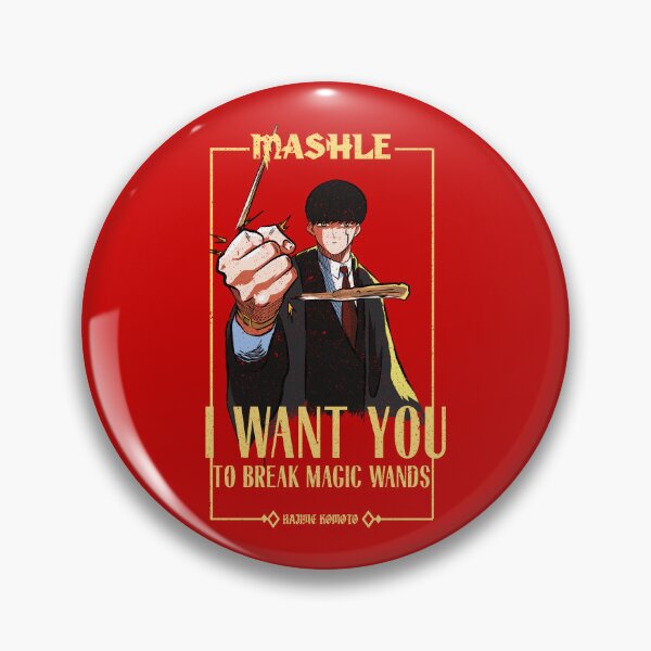 Item preview, MASHLE: MAGIC AND MUSCLES (I WANT YOU) RED (GRUNGE STYLE) designed and sold by FunGangStore.