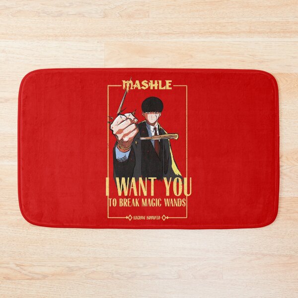 Item preview, MASHLE: MAGIC AND MUSCLES (I WANT YOU) RED (GRUNGE STYLE) designed and sold by FunGangStore.