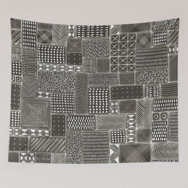Item preview, African Brown Tribal Mud Cloth designed and sold by Markéta Stengl.