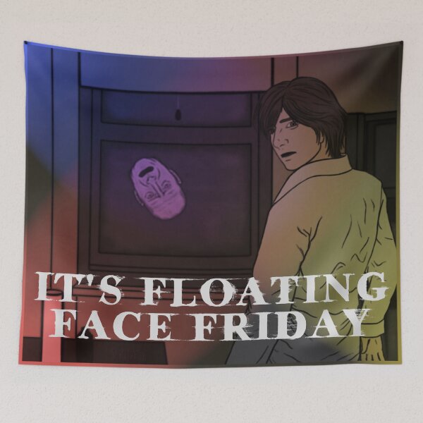 Item preview, Floating Face Friday designed and sold by DPaleFish.