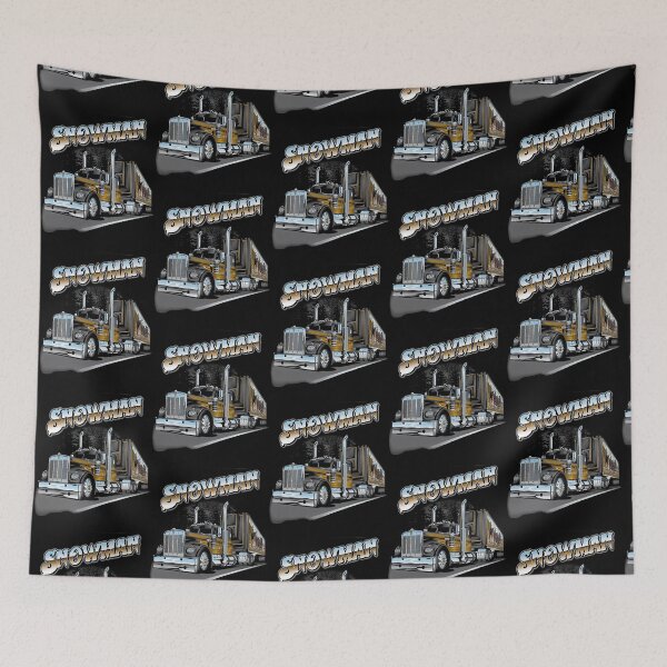 Item preview, Snowman Smokey the bandit smile face art designed and sold by HenryCorneUS.