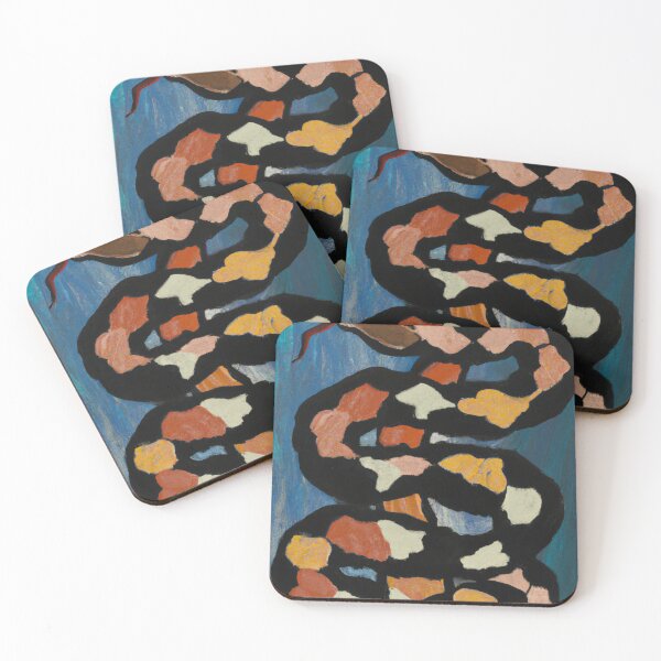 Item preview, "Devil on Blue" designed and sold by Wax-Cloth-Wood.