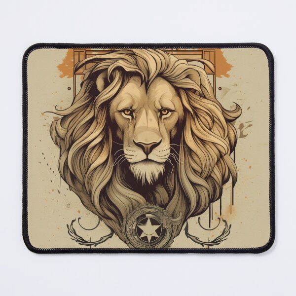 Item preview, Literate Lion designed and sold by DigiInterlace.