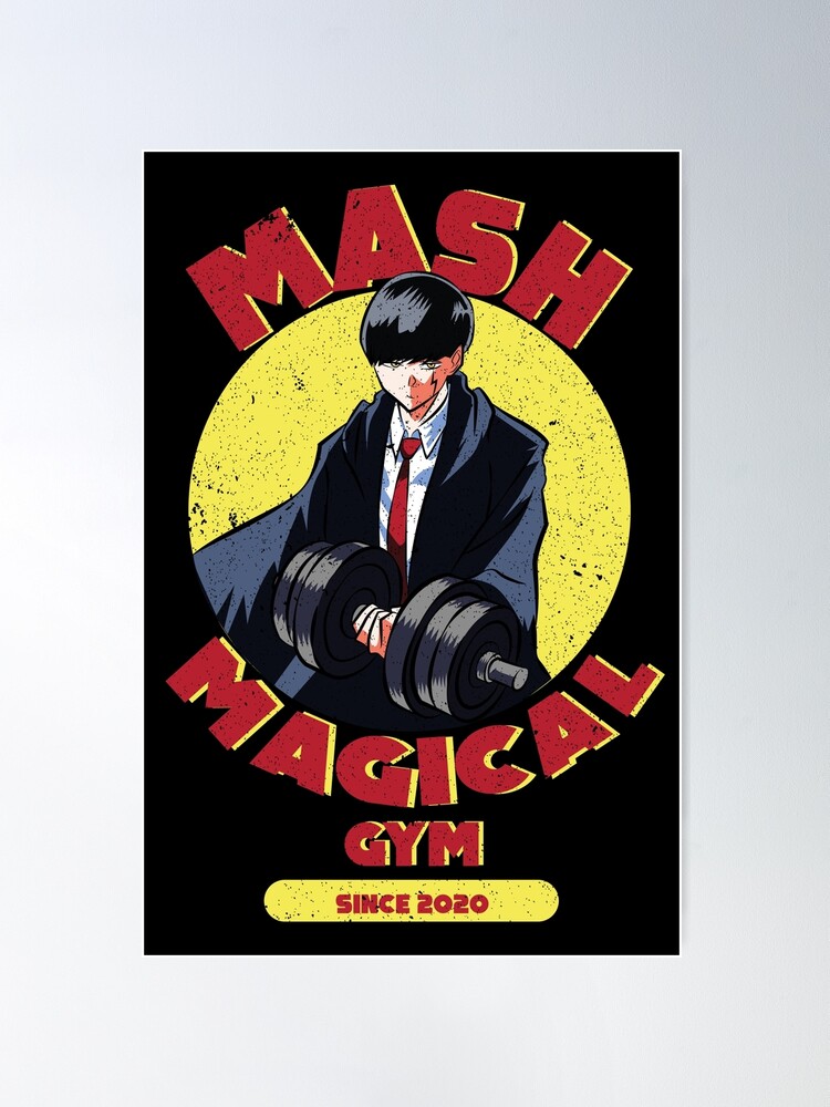 mashle magic and muscles' Poster, picture, metal print, paint by