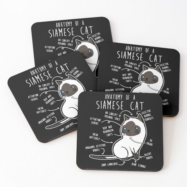 Item preview, Siamese Cat Anatomy designed and sold by Clara Hollins.